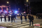 单县约200名海军陆战队士兵进驻洛杉矶 开始执行警戒守卫任务